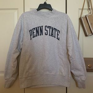 CHAMPION PENN STATE MENS GREY SWEATSHIRT— Used, Great Condition
